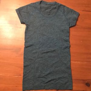 Teal lululemon swiftly tee